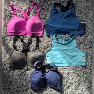 Brooks Women's Sports Bras - Fuchsia, Navy, Light Blue, Black